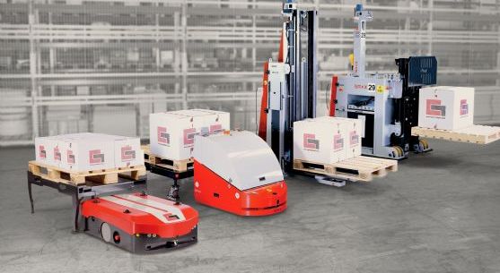 创新！现代AGV仓储自动引导运输车将引用工业平板电脑