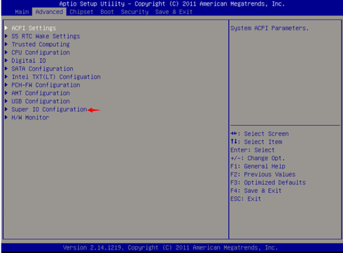 如何设置工业平板电脑BIOS及485定义的问题(图1)